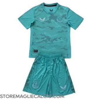 Everton Portiere Maglia Gara Trasferta Repliche 2024-25 Bambino